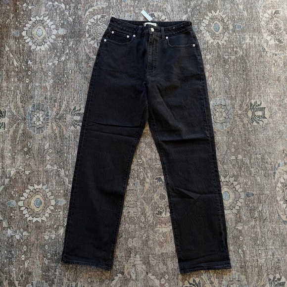Madewell The Curvy '90s Straight Jean • size 29 • Faded Black • NWT • NM273 - Picture 7 of 15